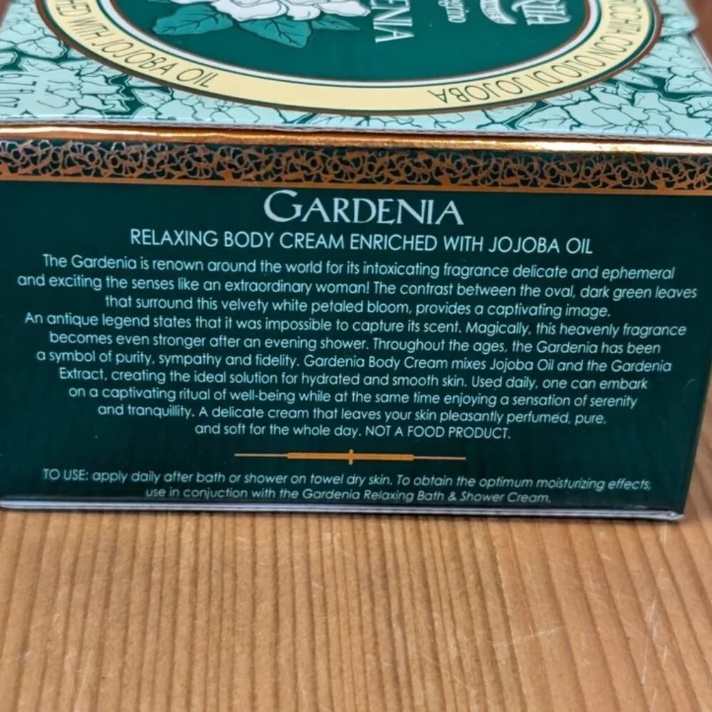 Elariia San Pellegrino Gardenia Relaxing Body Cream Enriched With JoJoba Oil
